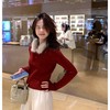 毛毛领麻花短款毛衣2705 商品缩略图4