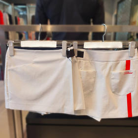 Tit家春夏季女士新款一片式印花撞色短裙来了！果然tit韩版短裙才是高球运动永远的经典！！！亮丽饱满的橘调红与纯白撞色，搭配黑色弹力带，提亮显白YYDS！