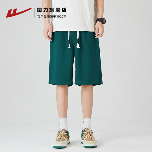 回力短裤男士夏季薄款透气2025新款潮牌五分裤男宽松休闲运动短裤 商品图0