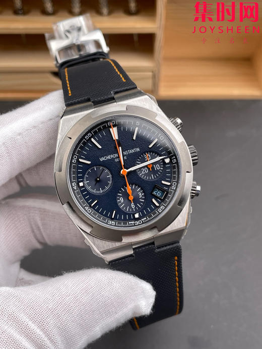 江诗丹顿 Overseas 8F纵横四海计时系列5510V 蓝色盘 珠穆朗玛峰特别版 男士腕表 表径42.5mm 升级版V3版 搭载7750改Cal.5200自动上链机械机芯 商品图1