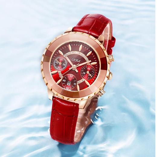 【复古经典❗️瑞士防水石英表】星光闪耀的腕间秘密，璀璨皓钻典雅轻奢，日常生活防水，茵浪手表潮流时尚个性防水石英女表QQ情人节礼物男女朋友 商品图2