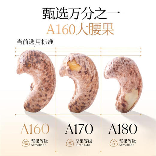 觅菓柬埔寨A160大紫衣腰果268g 152814 每日坚果干果 商品图2