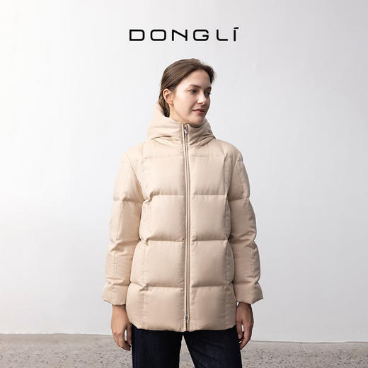 东黎 • 女士冬季短款连帽羽绒服 5428 商品图8