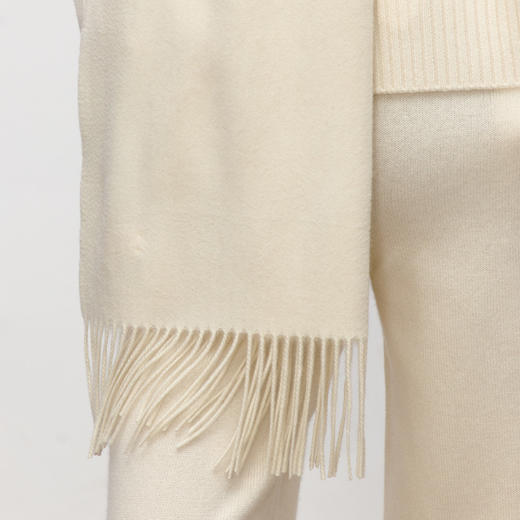 东黎 • 山羊绒女士秋冬纯色双面防风保暖围巾披肩180cm*60cm  21C073A 商品图8