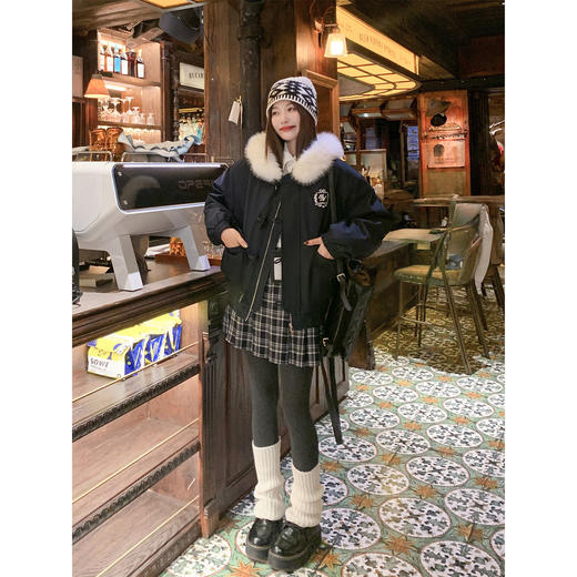 <曾小咸推荐>现货秒杀 ！微信超特价！韩系毛领连帽棉服 日常329.99 立减160 秒杀169.99！！ 商品图4