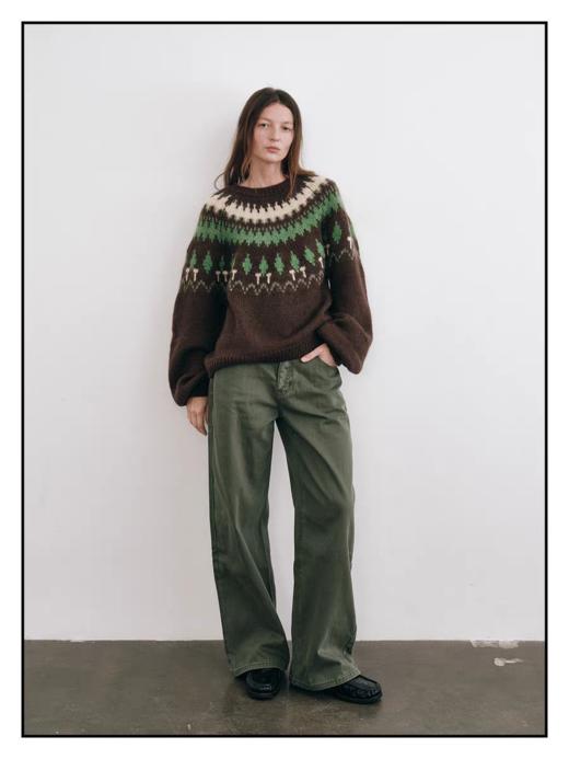 shyshystill/shy202509012/马海毛费尔岛毛衣 商品图4