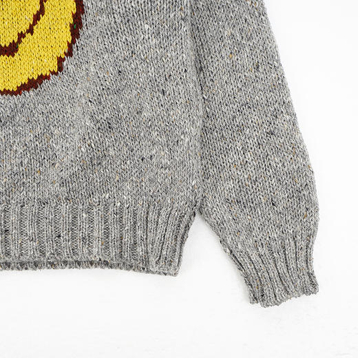 Howlin SMILING FACES 女装笑脸羊毛马海毛圆领毛衣 商品图3