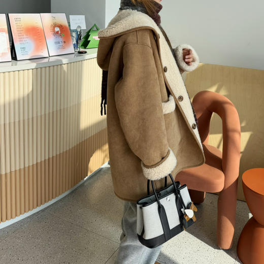 2512315    戴帽款 双面可穿 颗粒羊毛 商品图4