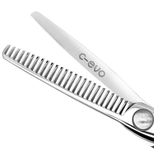 HIKARI光剪c-evo  760R 剪刀 女发牙剪/无痕牙剪/调量剪/打薄剪/去发量15-20% /正刃/6寸 商品图2