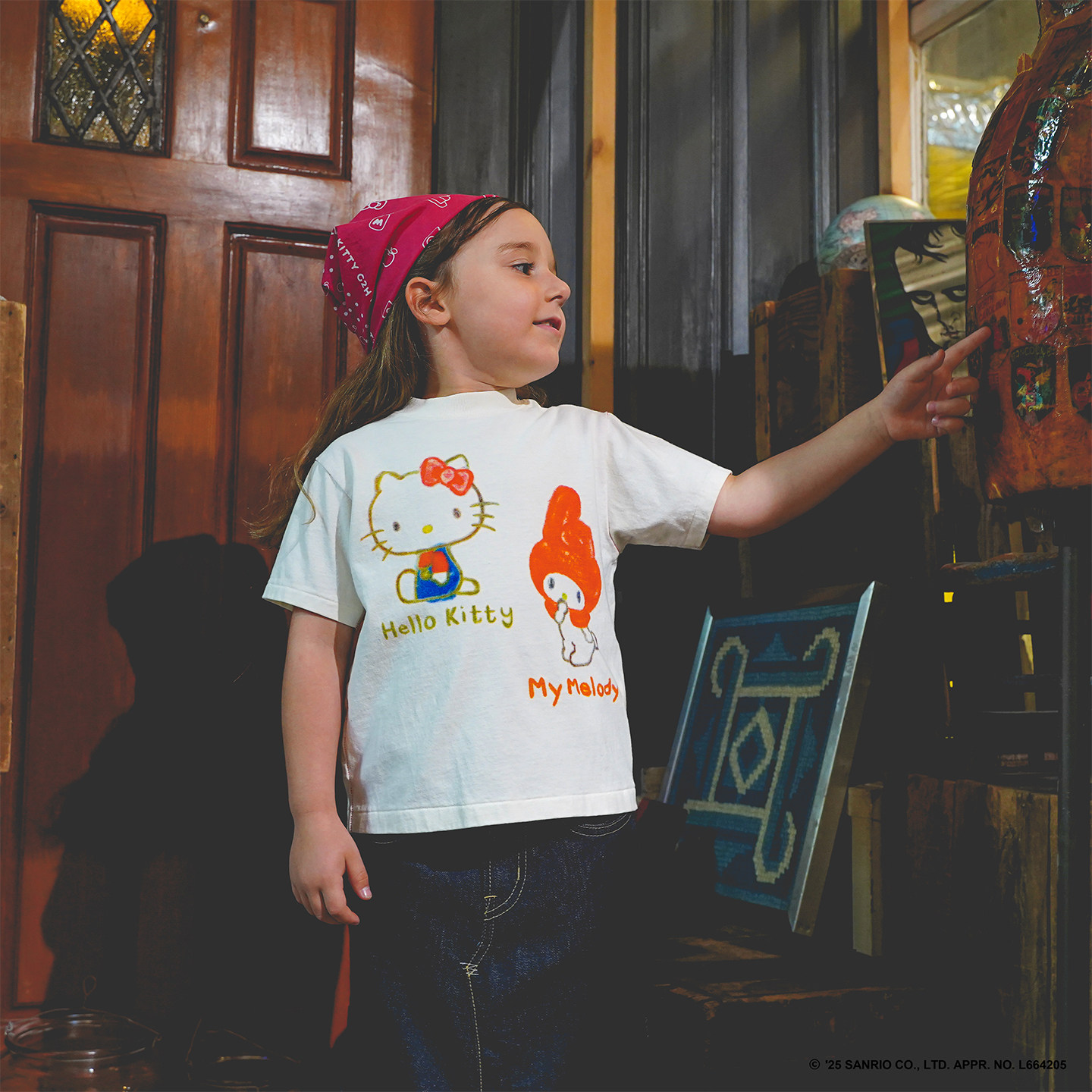 【重磅限定】GO TO HOLLYWOOD x HELLO KITTY 美乐蒂 短袖T恤