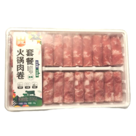 【超市】正是 牛羊火锅涮肉卷 500g
