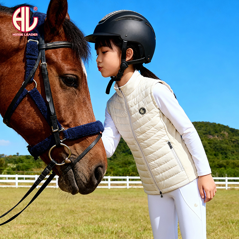 儿童羽绒棉绗棉马甲-13610