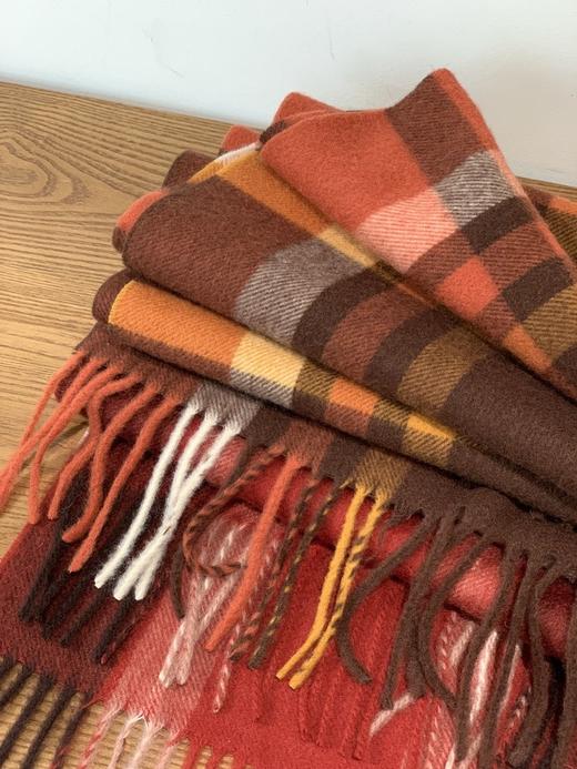 【高品质私服】【IC格纹围巾】甄选百分百山羊绒，轻盈如云，绵软亲肤N1628-CC【无标出货 介意慎拍】 商品图14