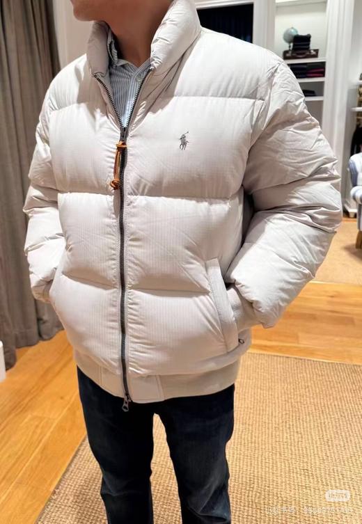 拉夫劳伦格纹布男士立领羽绒服 商品图2