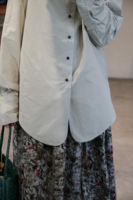 outil 弧形边中长款衬衫 商品图1