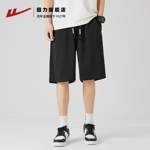 回力短裤男士夏季薄款透气2025新款潮牌五分裤男宽松休闲运动短裤 商品图3