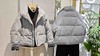 585991格纹袖口 下摆抽绳短款羽绒服 商品缩略图2