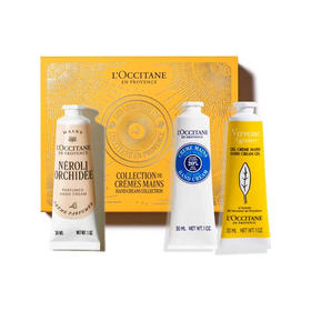 【跨境】Loccitane 欧舒丹 护手霜三件套（乳木果护手霜30ml+橙花护手霜30ml+柠檬果漾马鞭草护手霜30ml）效期到27年10月