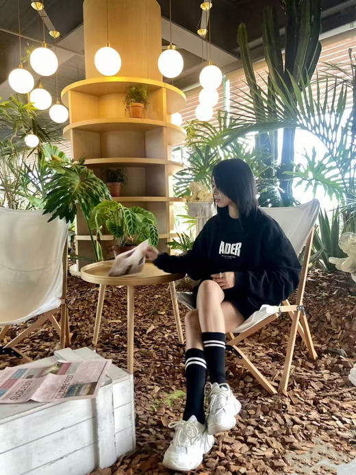 特价出！不退换！韩国ader加绒加厚刺绣卫衣 商品图9