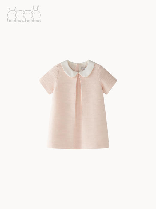 粉色粗花呢连衣裙 商品图3