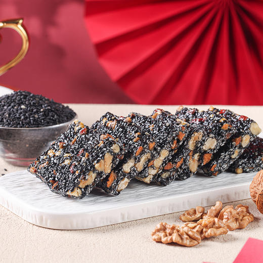 五福临门年货礼盒 福䘵寿禧年糕 曲奇饼干黑芝麻酥凤凰盏 商品图4