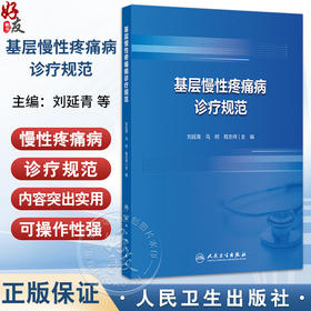 基层慢性疼痛病诊疗规范 刘延青 马柯 程志祥 主编 可作为培训项目专用教材 临床医学 培训教材 9787117381888 人民卫生出版社