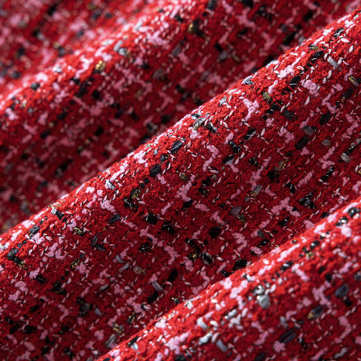 「高货wl」全新升级【铂金会员395/天猫529/差价134】(14842)洛诗琳气质金线色织小香风外套2025秋冬粗花呢羊毛短外套 商品图4