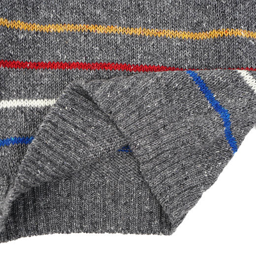 Howlin SIX BLADE KNIT 男女中性款条纹绵羊毛圆领毛衣 商品图3