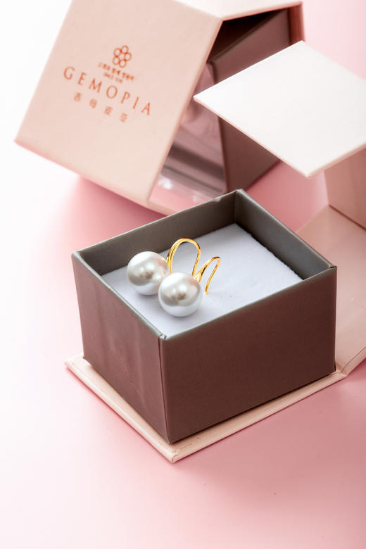 925银珍珠耳环 商品图0