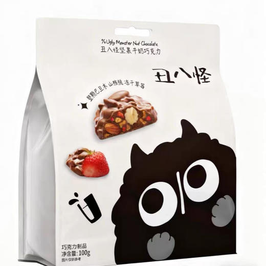 丑八怪坚果牛奶巧克力100g 商品图0