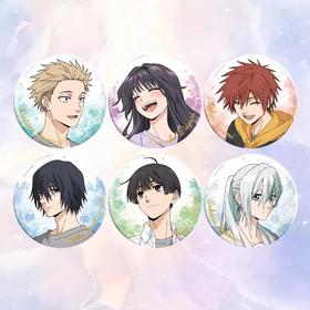 SUNRISEPOP 薰香花朵凛然绽放 徽章 吧唧 6包/盒 国谷