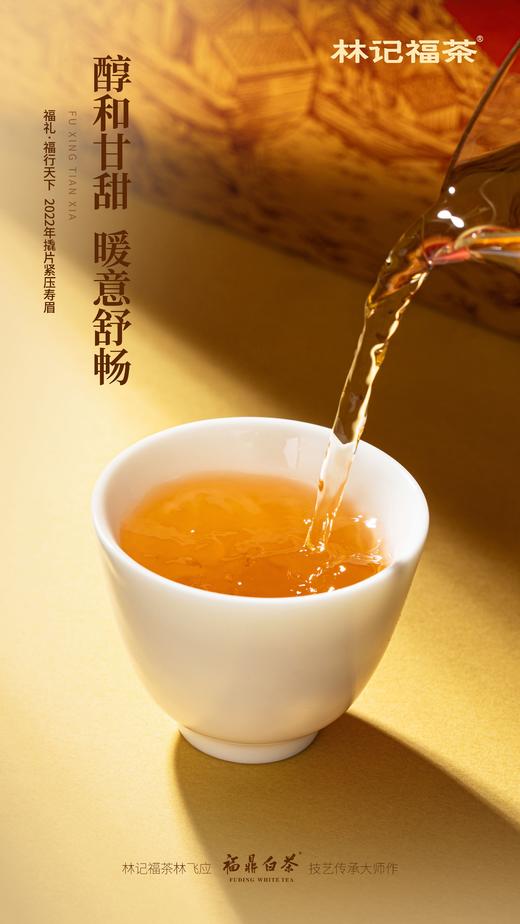 福行天下·撬片紧压寿眉2022·礼盒装240g(5g*48) 商品图6