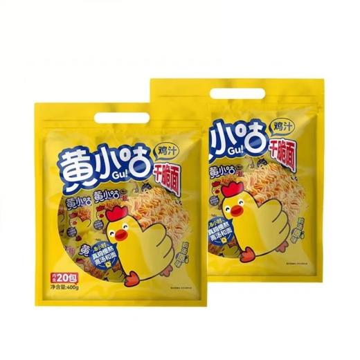 【超市】黄小咕 鸡汤原味鸡汁干脆面 400/袋400g 商品图0