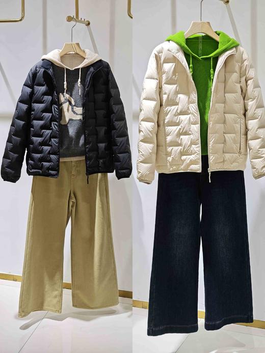 58J011女士立领轻便羽绒服 商品图2