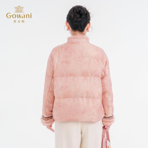 【直播同款预售15个工作日发货】Gowani/乔万尼女款2025年冬季新款国风短款白鸭绒羽绒服EZ4T193 商品图4