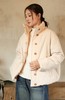 冬季棉服砂洗休闲夹棉素素文艺大气棉服 商品缩略图3