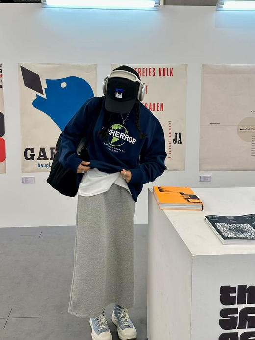 特价出！不退换！韩国ader加绒加厚刺绣卫衣 商品图5