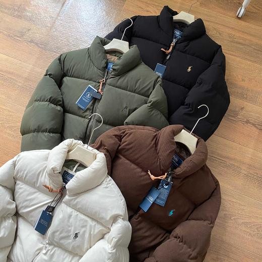 拉夫劳伦格纹布男士立领羽绒服 商品图5