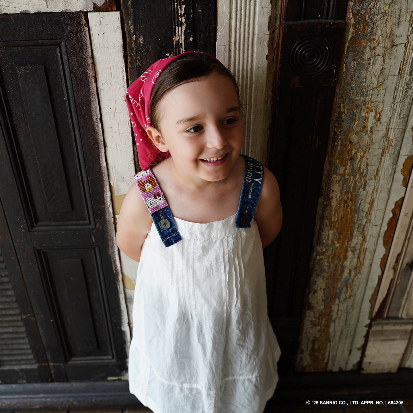 【重磅限定】GO TO HOLLYWOOD x HELLO KITTY 刺绣背带裙