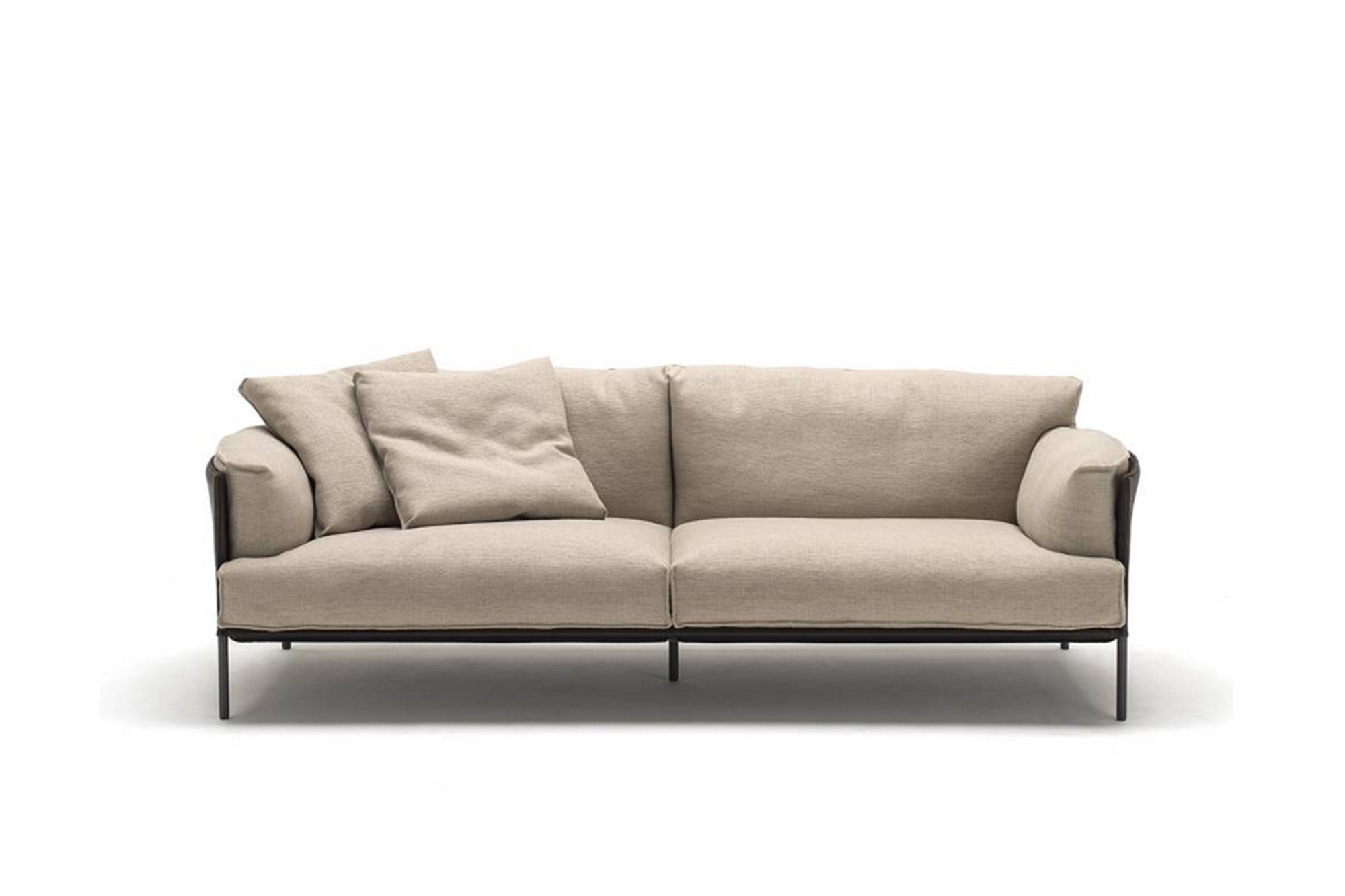 至简 concise 三人沙发 |  更多座位组合，皮布面料可选，详询客服