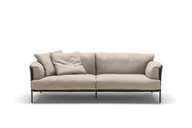 至简 concise 三人沙发 |  更多座位组合，皮布面料可选，详询客服