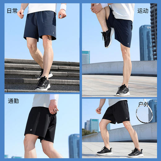 回力速干短裤男款夏季跑步健身运动短裤中考体育专用休闲五分裤子 商品图3