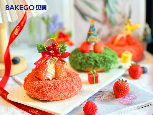 圣诞树甜甜圈（2种口味） 商品图0