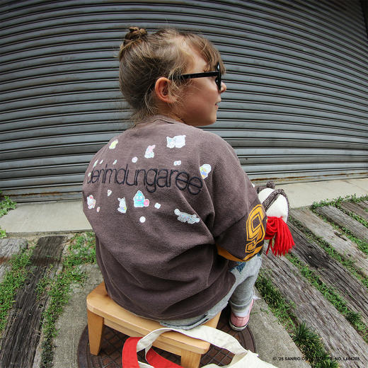 【重磅限定】DENIM DUNGAREE x HELLO KITTY 酷洛米 印花长袖T恤 商品图0