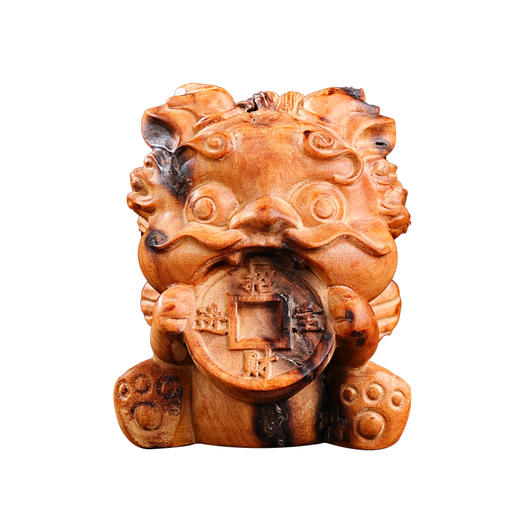 雷击木貔貅摆件中式瑞兽手把件 商品图5