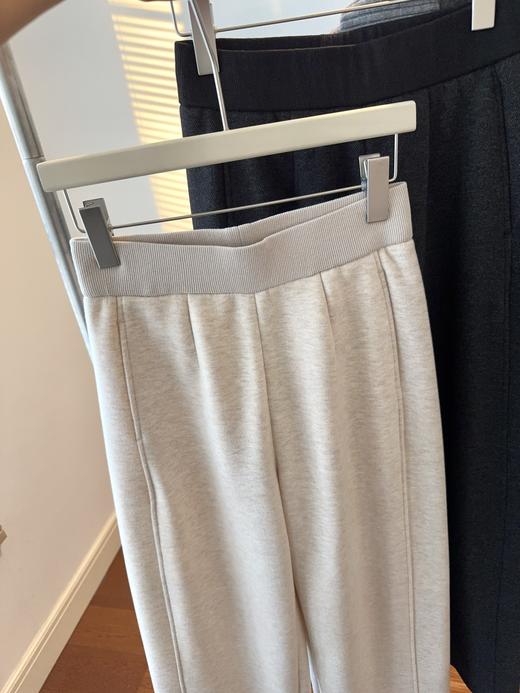 高端醋酸羊毛休闲窄版直筒裤，小个子针织裤毛呢裤 商品图14