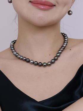 【挚友限定】真科研大证 南漂黑珍珠项链9.5-10.7mm
