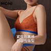 「提拉」莫妮MONI蕾丝性感法式三角杯超薄内衣小胸聚拢无钢圈文胸 商品缩略图1