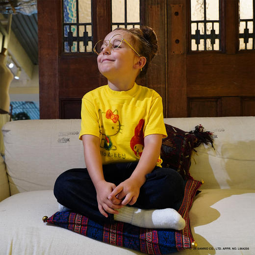 【重磅限定】GO TO HOLLYWOOD x HELLO KITTY 美乐蒂 短袖T恤 商品图4