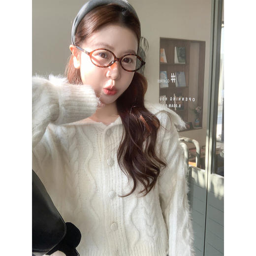 <曾小咸推荐>2.17现货秒杀 ！微信超特价！韩系毛织开衫 日常229.99 立减130 秒杀99.99！！ 商品图2